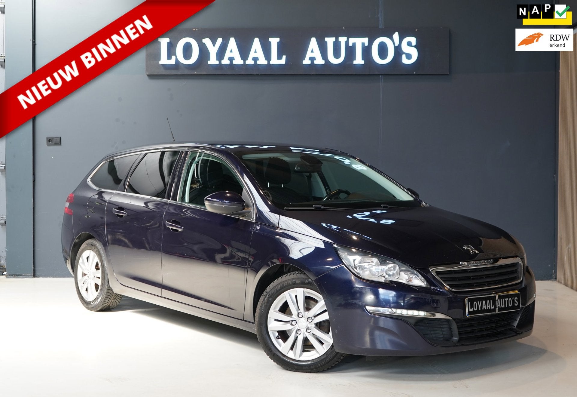 Peugeot 308 SW 1.6 BlueHDI Blue Lease Pack | PDC | AIRCO | N, Auto's, Voorwielaandrijving, Parkeersensor, Stof, Gebruikt