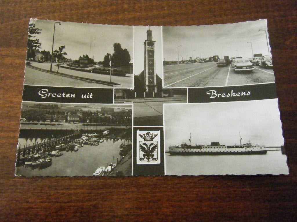C32 - Breskens - Haven - Boot - Mooi/Oud - 3, Ophalen of Verzenden, 1960 tot 1980, Zeeland