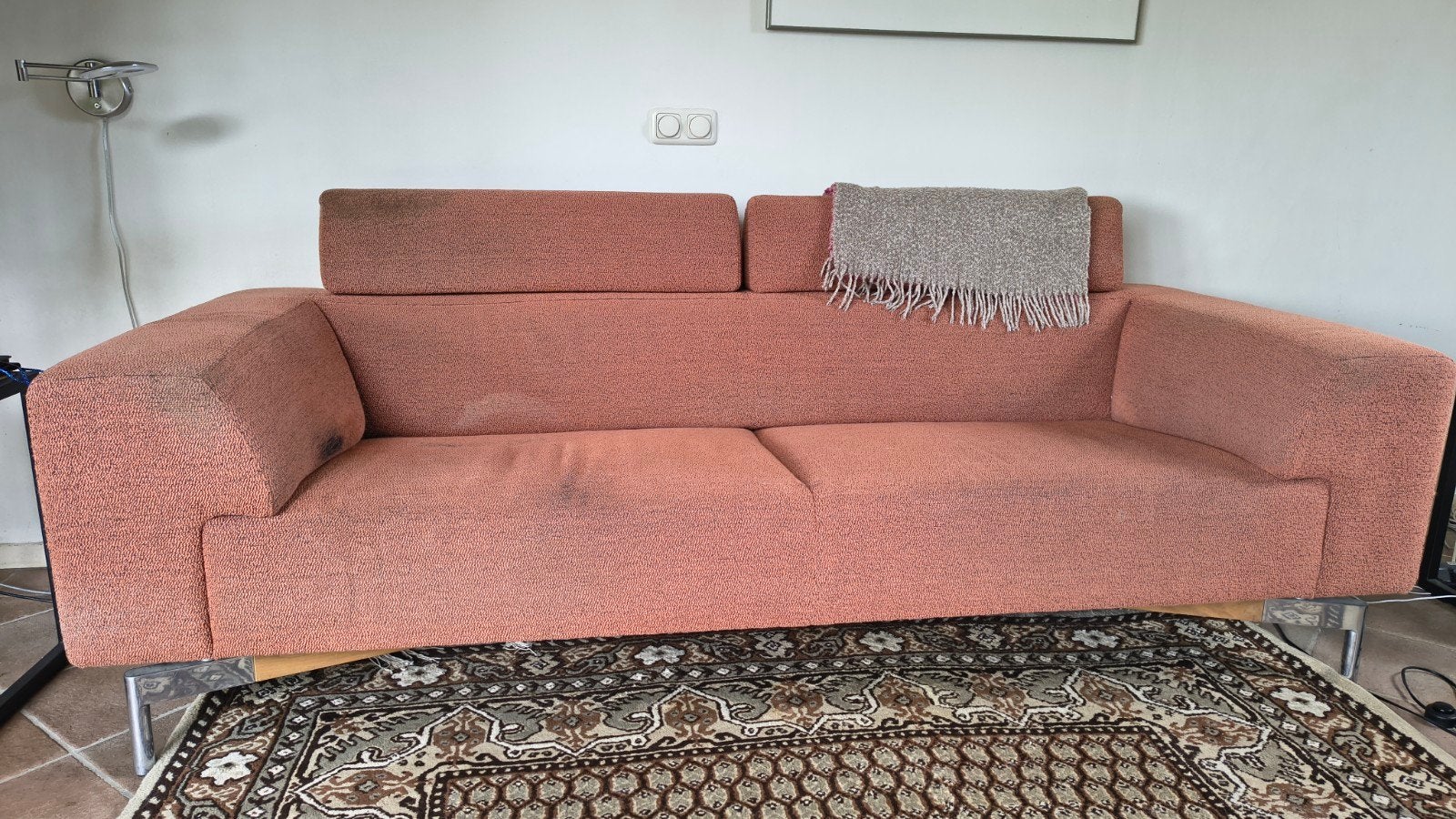 Leolux Howlo 3 zits bank., Huis en Inrichting, Ophalen, Gebruikt, Driepersoons, 75 tot 100 cm