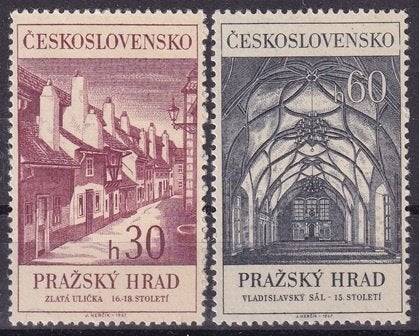 3877 - Tsjechoslowakije michel 1705/1706 postfris , Praagse, Verzenden, Overige landen, Postfris