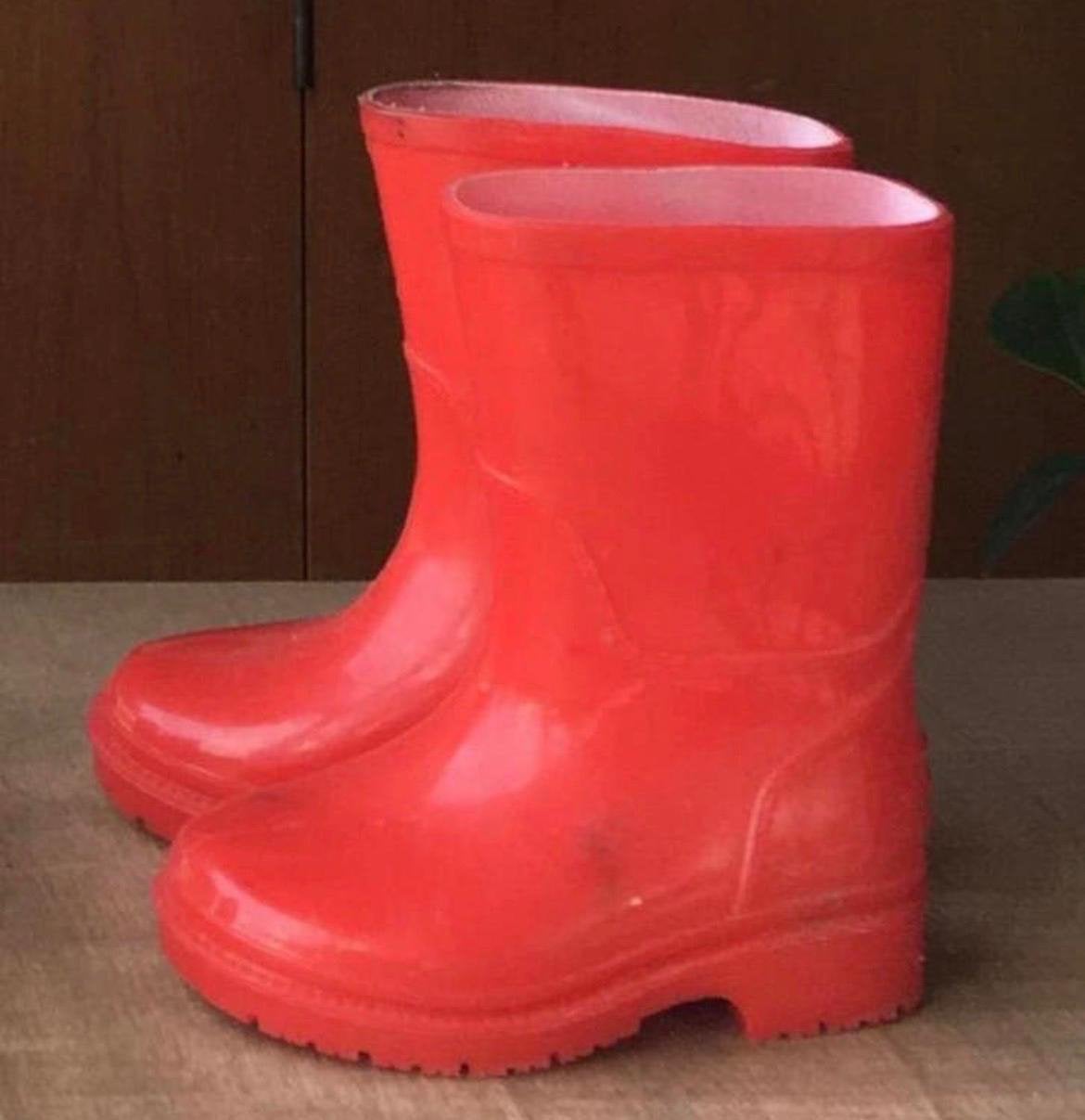 Leuke rode regenlaarzen HEMA voor kinderen, Ophalen of Verzenden, Zo goed als nieuw, Jongen of Meisje, Schoenen