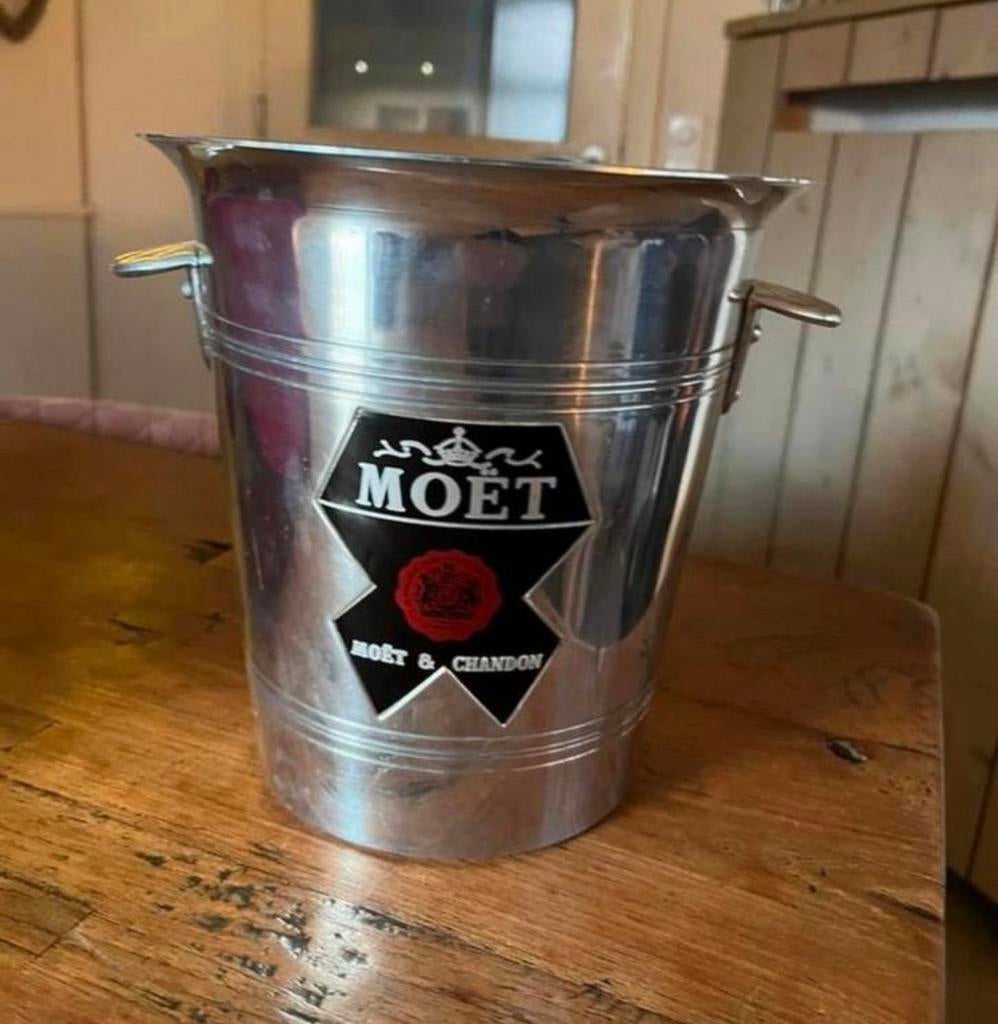 Moët & Chandon wijnkoeler champagne koeler ijsemmer, Ophalen, Gebruikt, Glas, Overige stijlen