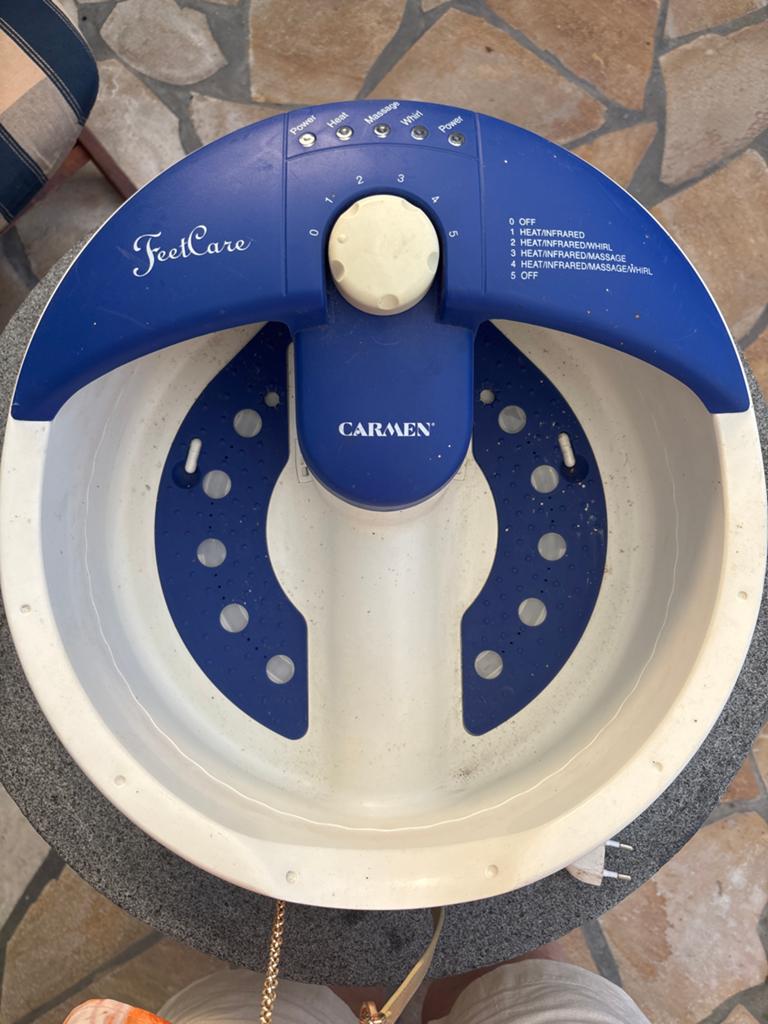 Carmen FeetCare Voetenbad met Warmte en Massage, Witgoed en Apparatuur, Persoonlijke-verzorgingsapparatuur, Ophalen, Gebruikt