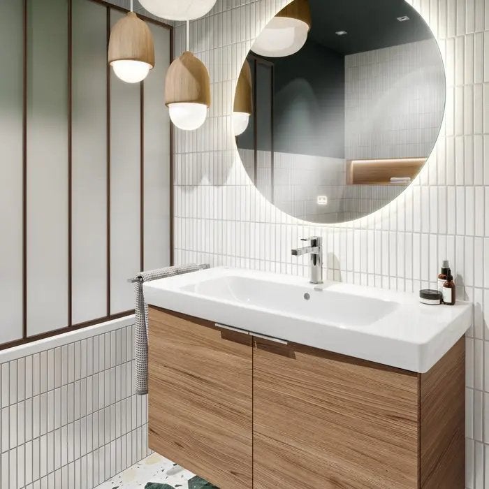 Villeroy & Boch Architectura wastafel 100 cm – Nieuw – Wit, Ophalen, 50 tot 100 cm, Zo goed als nieuw, Minder dan 100 cm