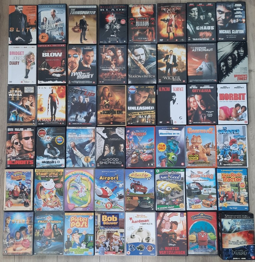 50 dvd’s, actie, comedy, thrillers, horror van alles wat., Alle leeftijden, Ophalen of Verzenden, Gebruikt