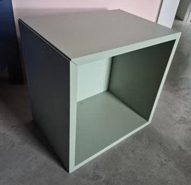IKEA Eket kastje/opbergkubus - lichtgroen, Ophalen, Zo goed als nieuw