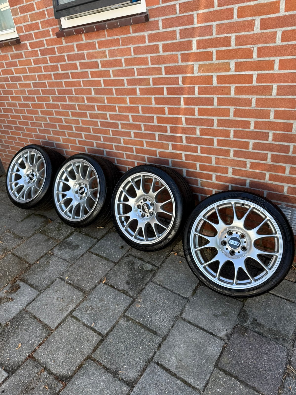 Nette originele breedset BBS ch motorsport 5x120 19inch, Auto-onderdelen, Velg(en), 235 mm, Zomerbanden, Ophalen