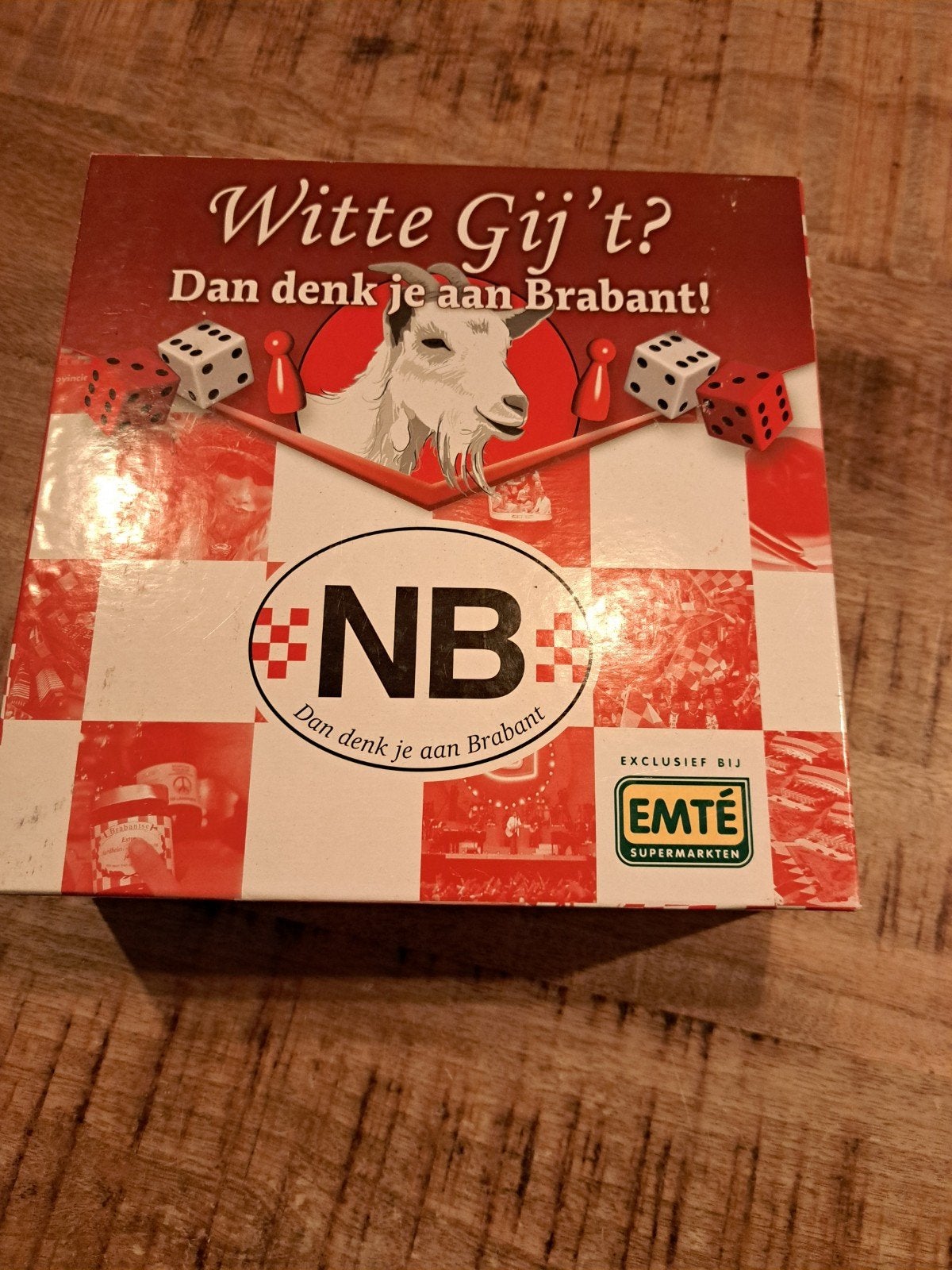 Witte Gij 't? Dan denk je aan Brabant! Bordspel, Drie of vier spelers, Ophalen of Verzenden, Gebruikt, Identity Games