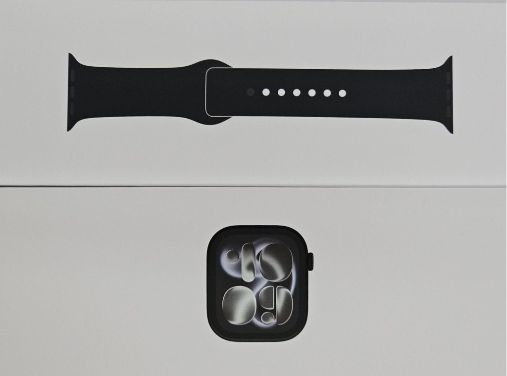 Apple Watch 11 - 42mm - Zwart - Geweven Sportbandje | Nieuw, Computers en Software, Apple Distribution International, Nieuw, Ophalen of Verzenden