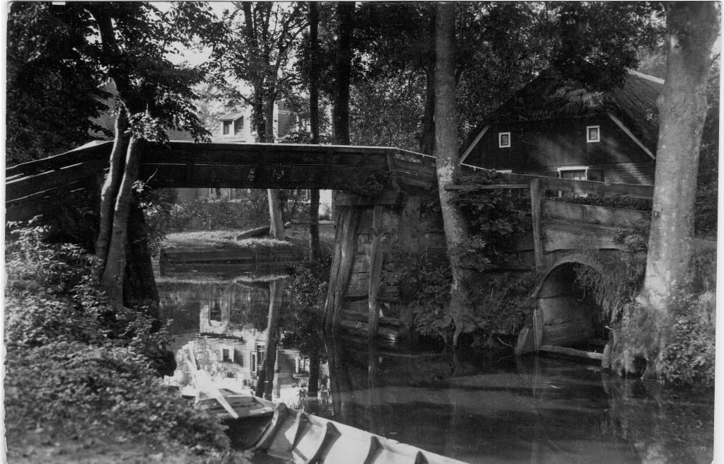 Giethoorn – Landschap., Verzamelen, Ophalen of Verzenden, 1940 tot 1960, Ongelopen, Overijssel