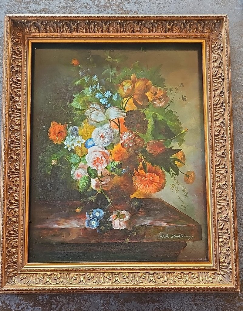 Collectie schilderijen 100 stuks olieverf op paneel, Antiek en Kunst, Kunst | Schilderijen | Klassiek, Stilleven, Nederlandse school