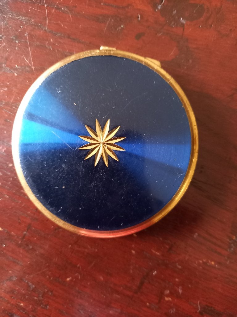 Vintage Poederdoos, Ophalen of Verzenden, Gebruikt