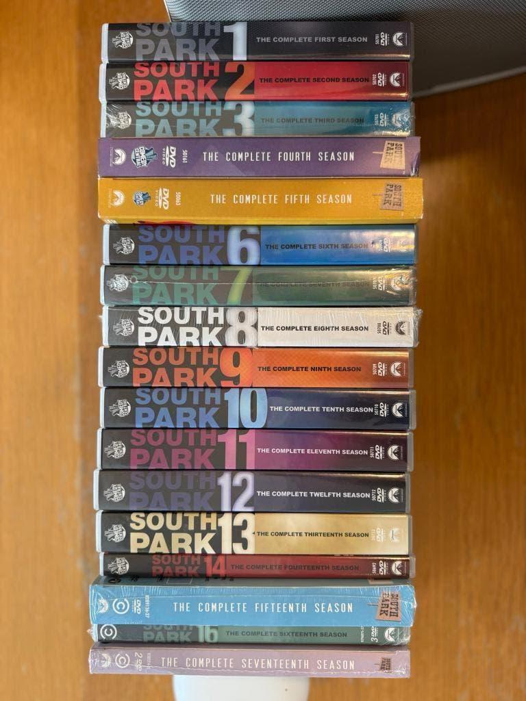 South Park seizoen 1 tot 16 - meerdere nog nieuw!, Cd's en Dvd's, Vanaf 12 jaar, Ophalen of Verzenden, Zo goed als nieuw