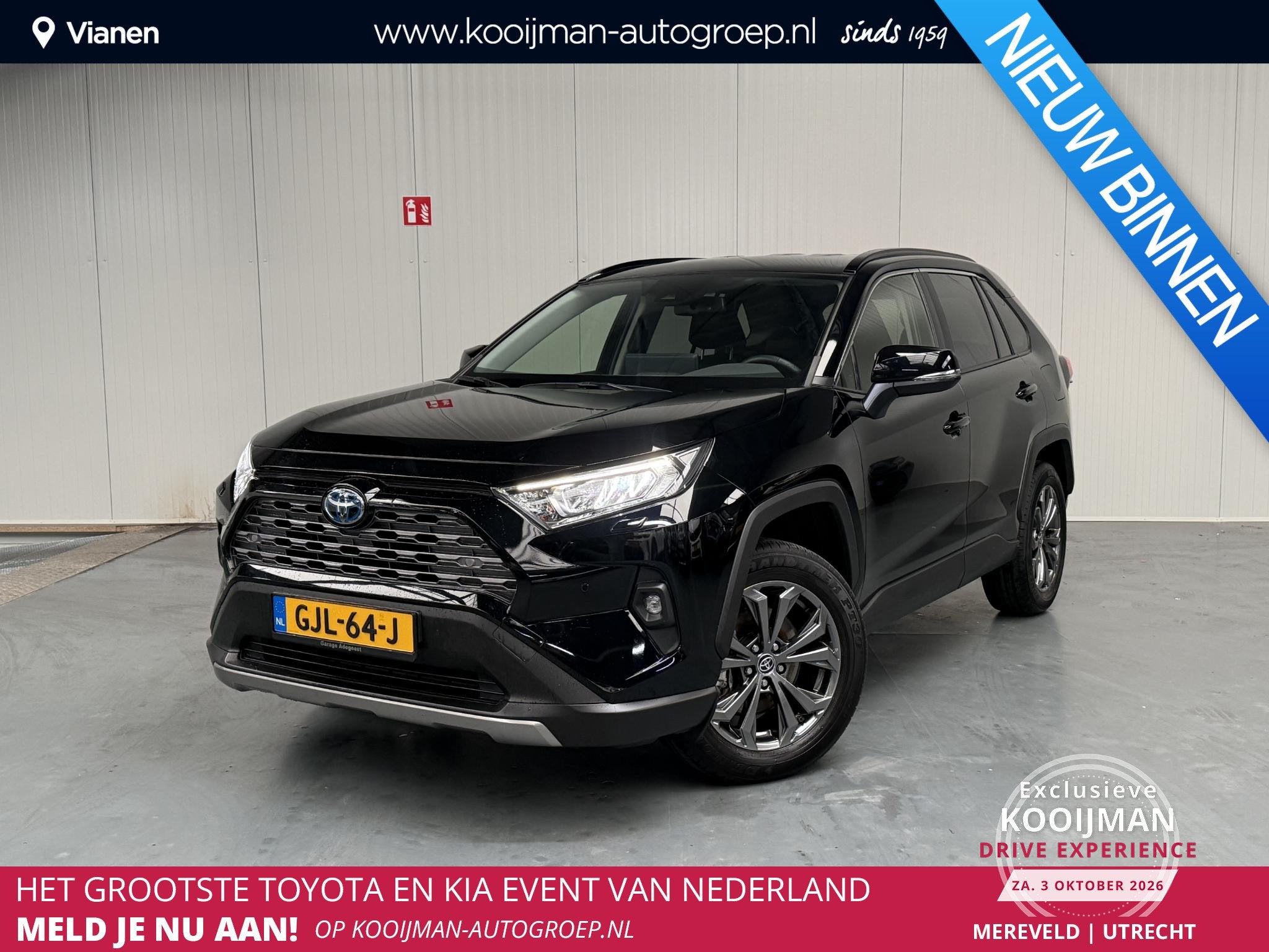 Toyota RAV4 2.5 Hybrid Dynamic Style pakket, Lederen stoelen
