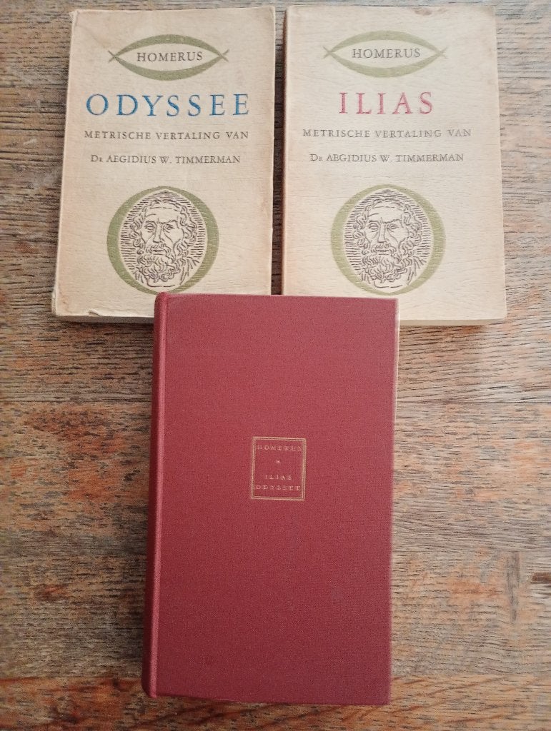 Homerus Odyssee en Ilias pakket, Gelezen, Homerus, Ophalen of Verzenden, Nederland