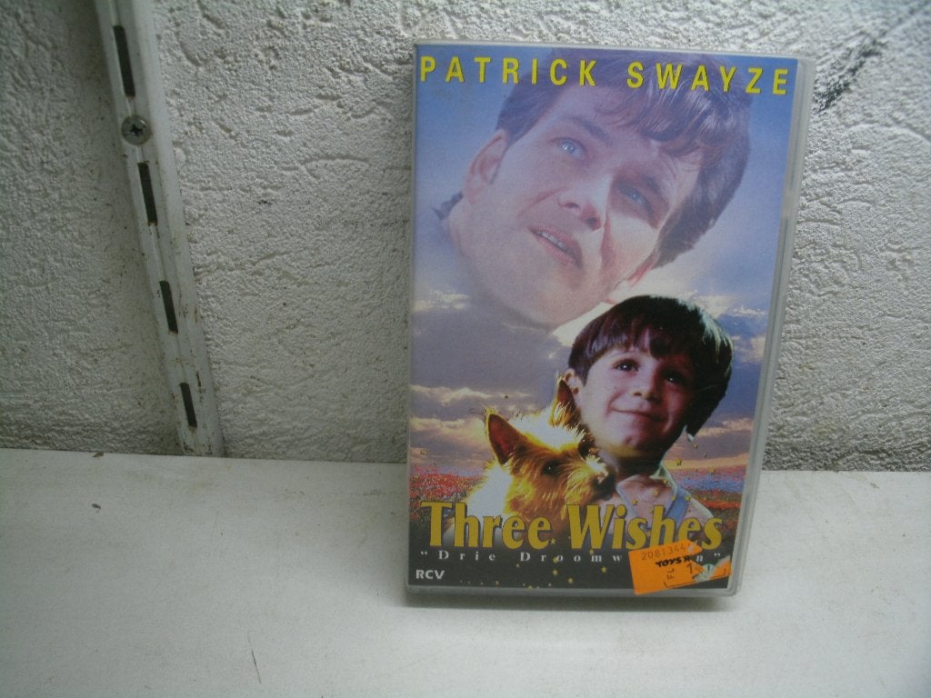 vhs 244b three wishes, Vanaf 16 jaar, Ophalen of Verzenden, Zo goed als nieuw, Actie en Avontuur