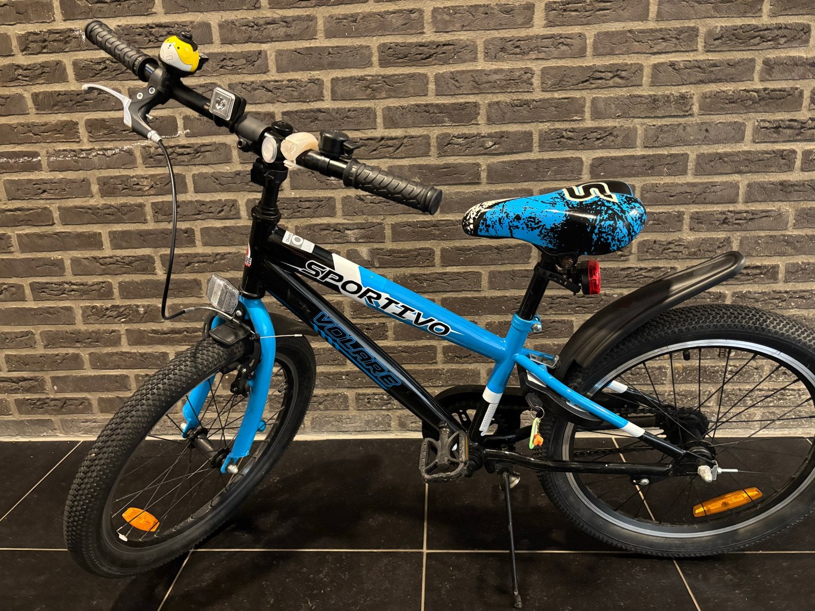 Volare Sportivo kinderfiets 20 inch - Zwart/Blauw