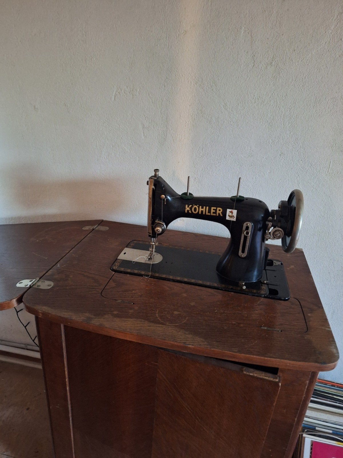 Vintage Naaimachine met Kastje - Opknapper, Hobby en Vrije tijd, Ophalen, Gebruikt, Naaimachine, Overige merken