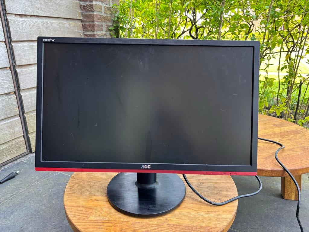 AOC G2460V FreeSync Gaming Monitor - 1 dode pixel, Computers en Software, Monitoren, Hoofdtelefoonaansluiting, Full HD, 1 tot 2 ms