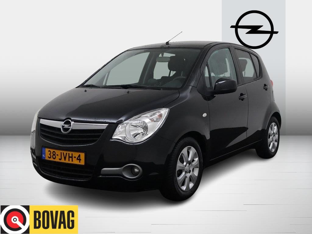 Opel Agila 1.2 Enjoy 1e eigenaar Airco/Lmv/Trekhaak 4s Band, Auto's, Voorwielaandrijving, Dealer onderhouden, 4 cilinders, 965 kg