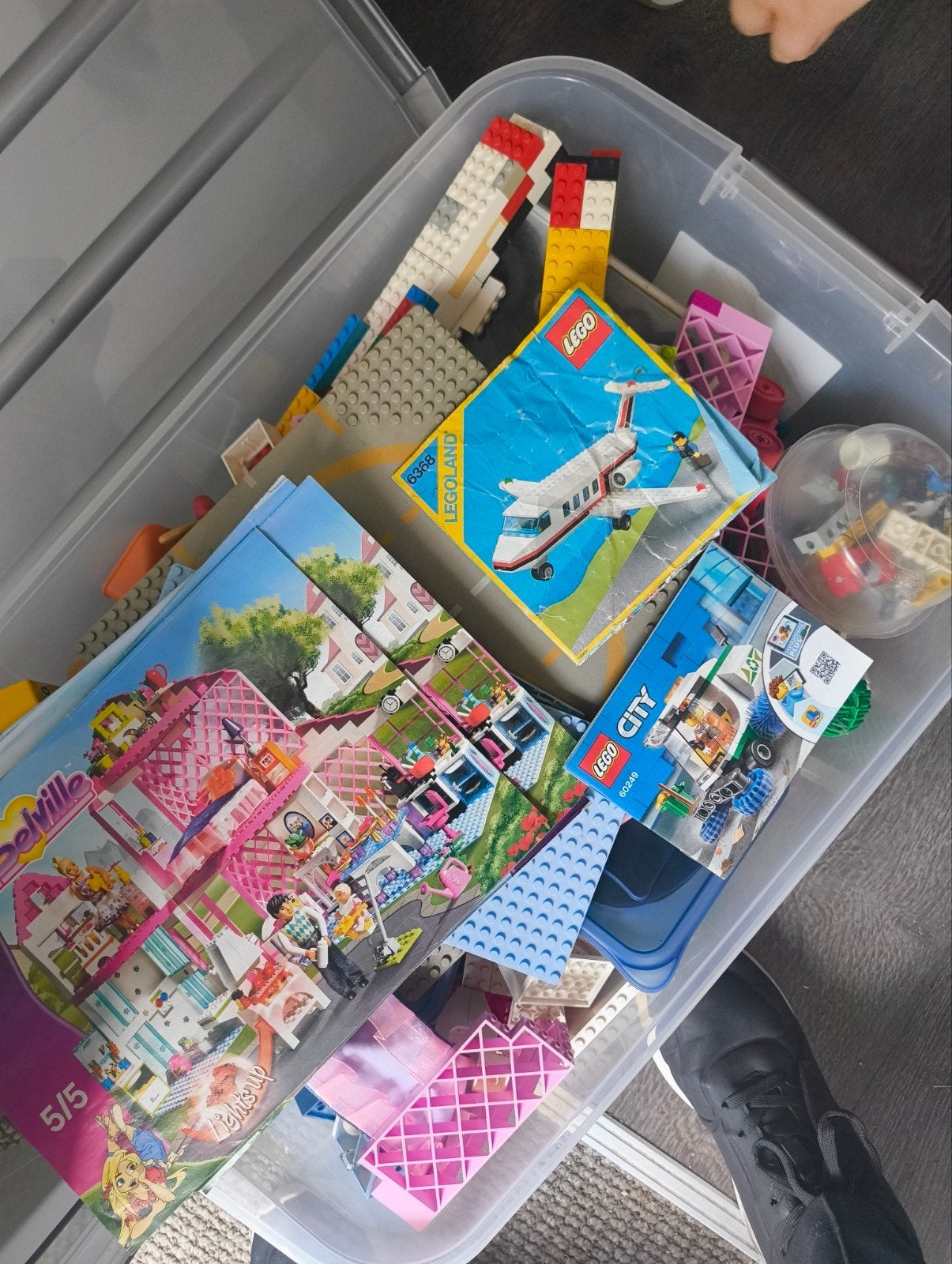 Grote bak vol diverse oude LEGO - doe een leuk bod!, Ophalen, Gebruikt, Overige thema's, Lego