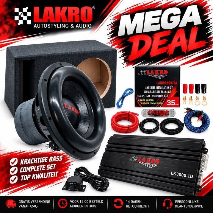 lakro SPL pack 1 2300watt 12inch, Niet ingevuld, Niet ingevuld, Nieuw, Ophalen of Verzenden
