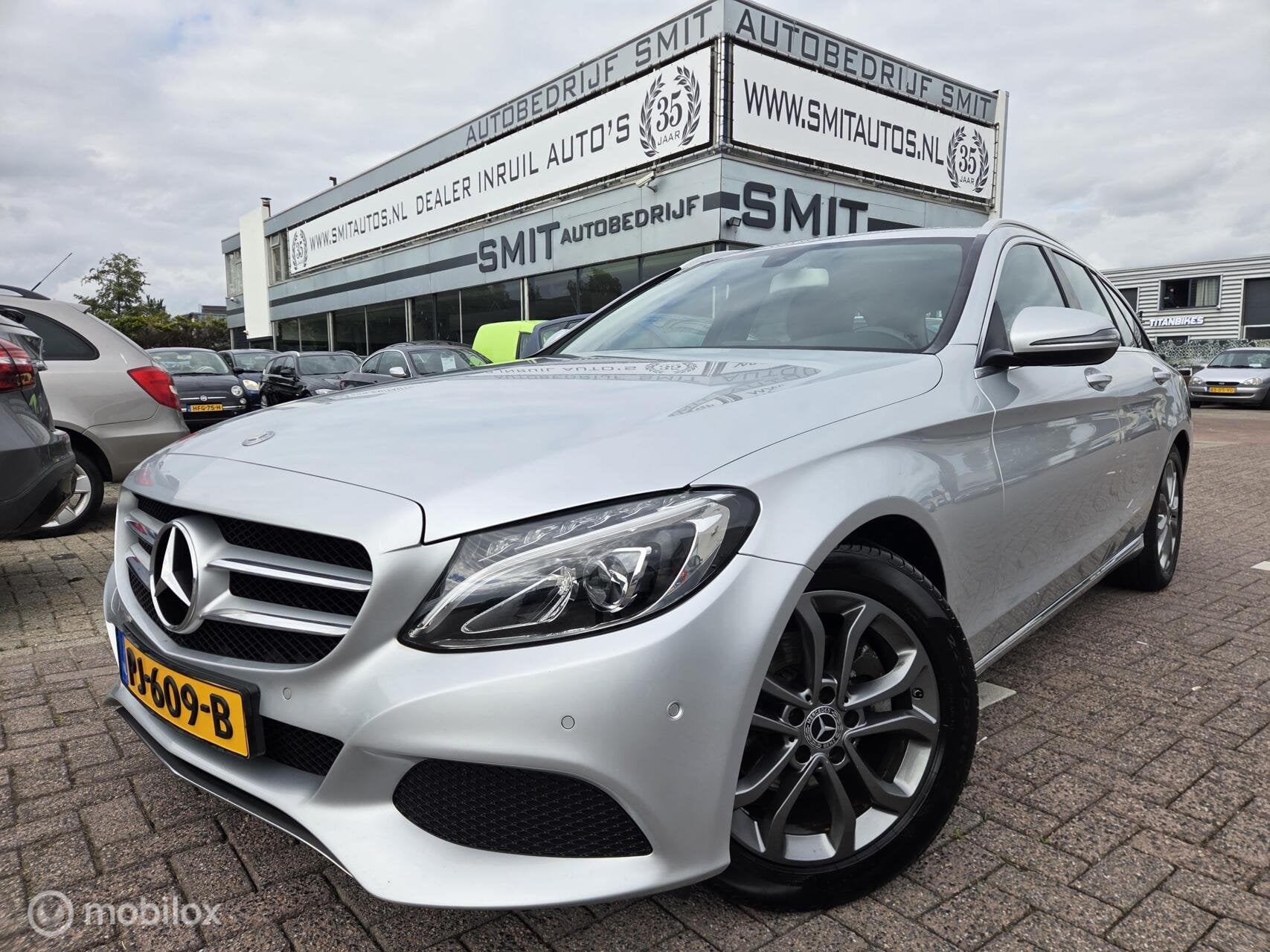 Mercedes C-klasse Estate 180 Business Solution Camera/Led, Auto's, Automaat, Achterwielaandrijving, Euro 6, 17 km/l