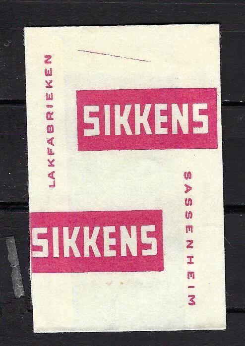 2953 Sassenheim SIKKENS, Verzamelen, Ophalen of Verzenden, Nederland