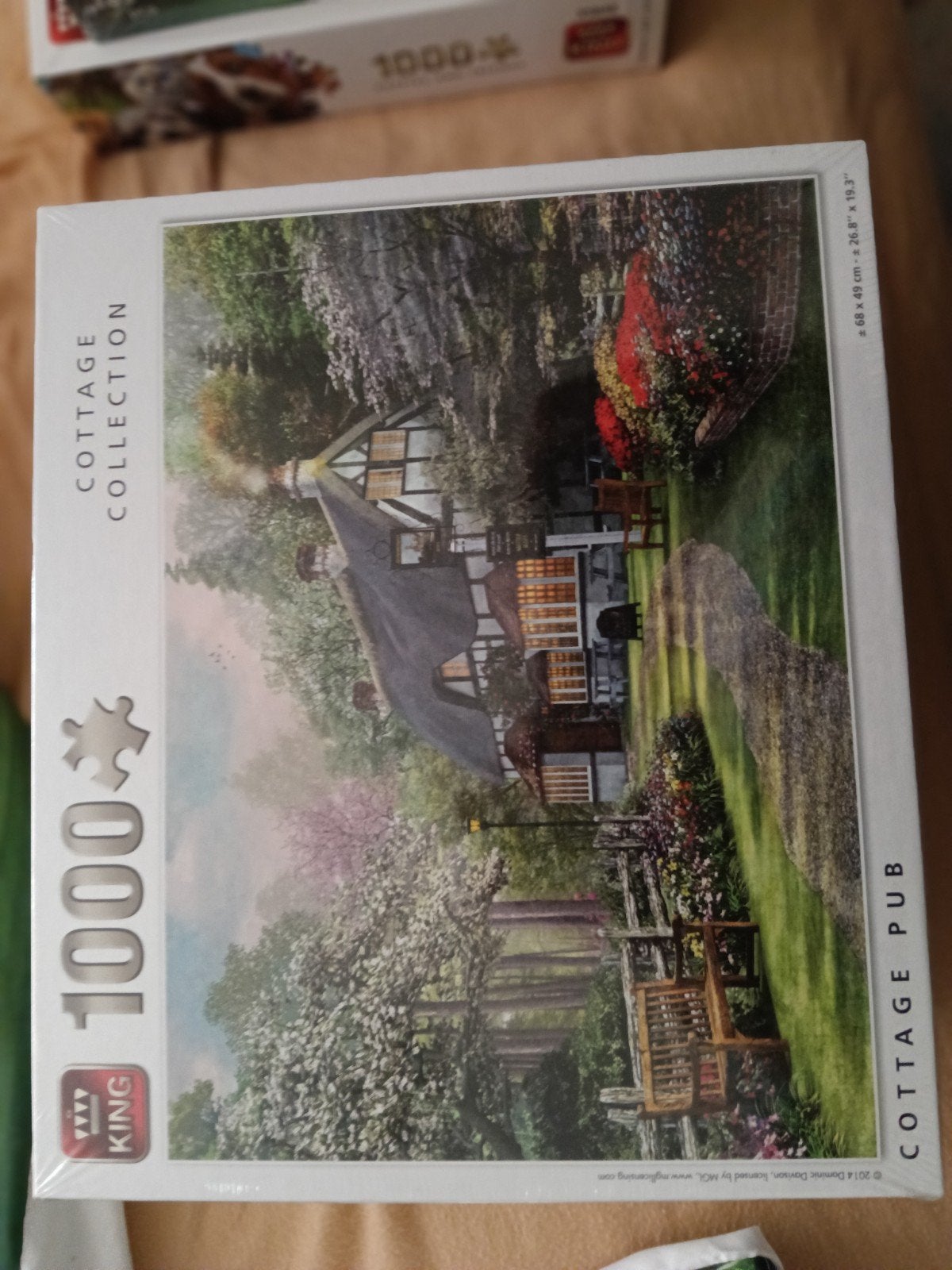 King Legpuzzel Cottage Pub 1000 stukjes, Ophalen, 500 t/m 1500 stukjes, Nieuw, Legpuzzel