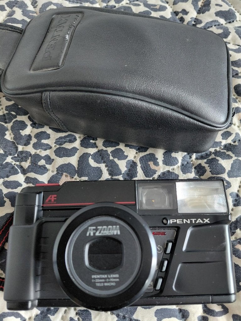 foto camera, Audio, Tv en Foto, Fotocamera's Analoog, Ophalen, Zo goed als nieuw, Compact, Pentax