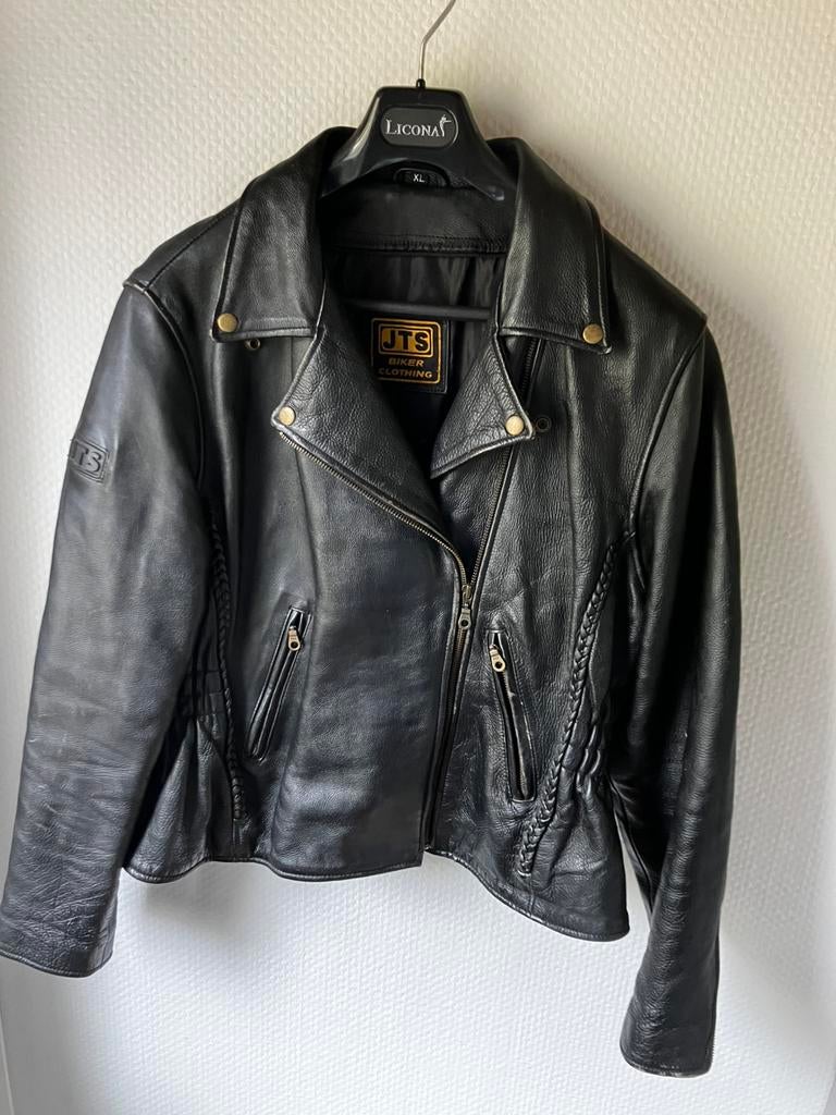 Bikerjasje dames mt XL, valt als eu maat 42, Motoren, Kleding | Motorkleding, Ophalen of Verzenden, Tweedehands, Dames, Jas | leer