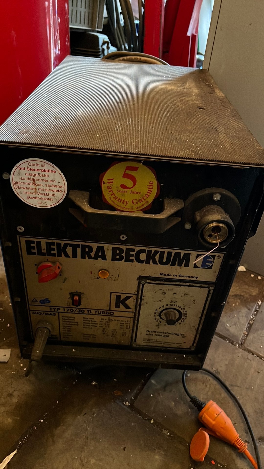 Elektra beckum lasapparaat, Doe-het-zelf en Verbouw, Gereedschap | Lasapparaten, Ophalen, Gebruikt, Co2