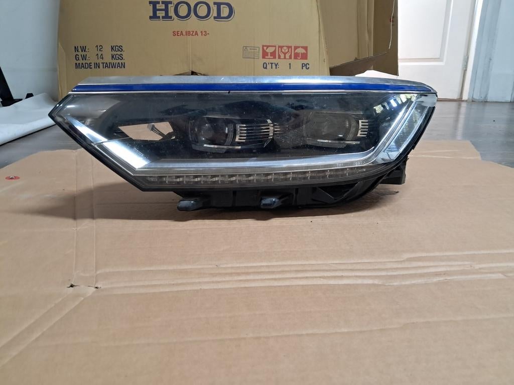 VW Passat B8 Koplamp Links orgineel - Gebruikt, Ophalen of Verzenden, Gebruikt, Volkswagen