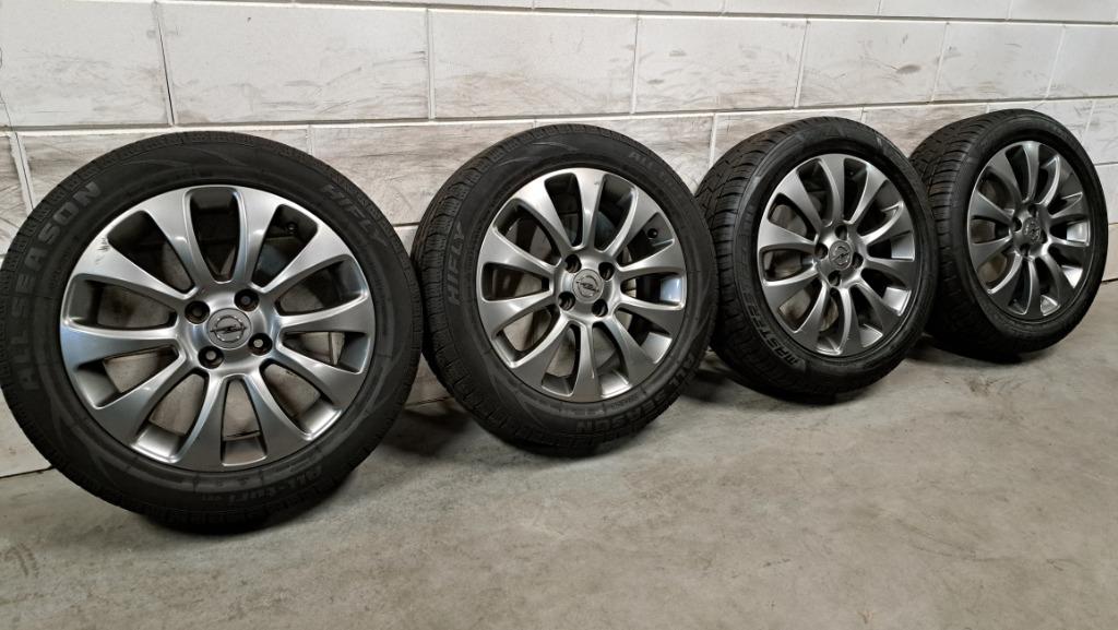 Lichtmetalen velgen Opel Corsa Meriva Tigra Combo 195/55/16, Auto-onderdelen, Gebruikt, 16 inch, Banden en Velgen, Ophalen of Verzenden