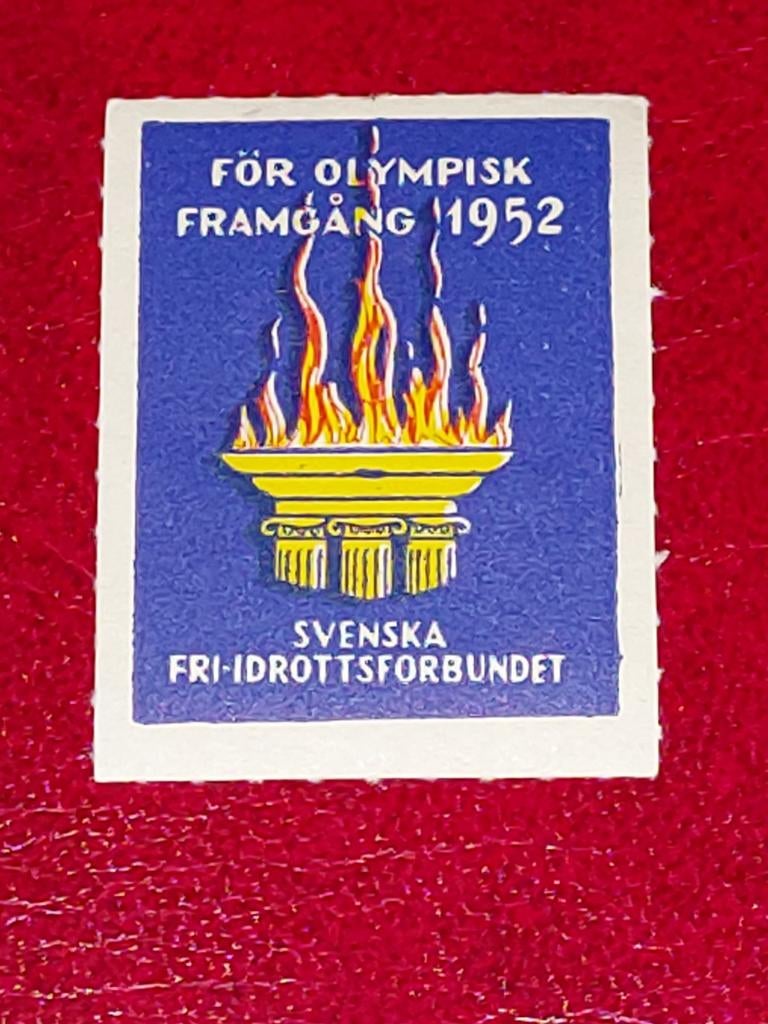 Zweden cinderella fondsenwerving Olympische Spelen 1952, Ophalen of Verzenden, Zweden