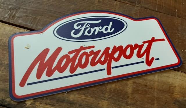 FORD-  Motorsport rallyschild, Ophalen of Verzenden, Auto's