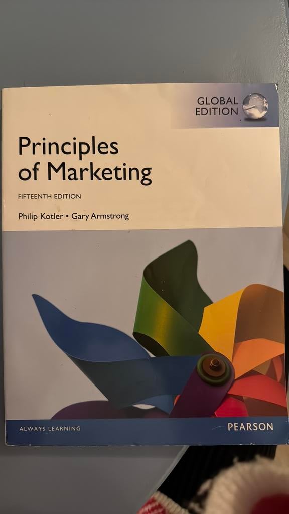 Boek: Principles of marketing, Ophalen of Verzenden, Gamma, Gelezen, HBO