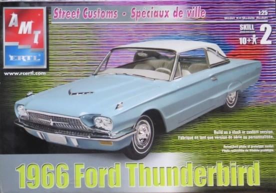 Bouwdoos 1966 Ford Thunderbird AMT, Overige merken, Auto, Groter dan 1:32, Nieuw