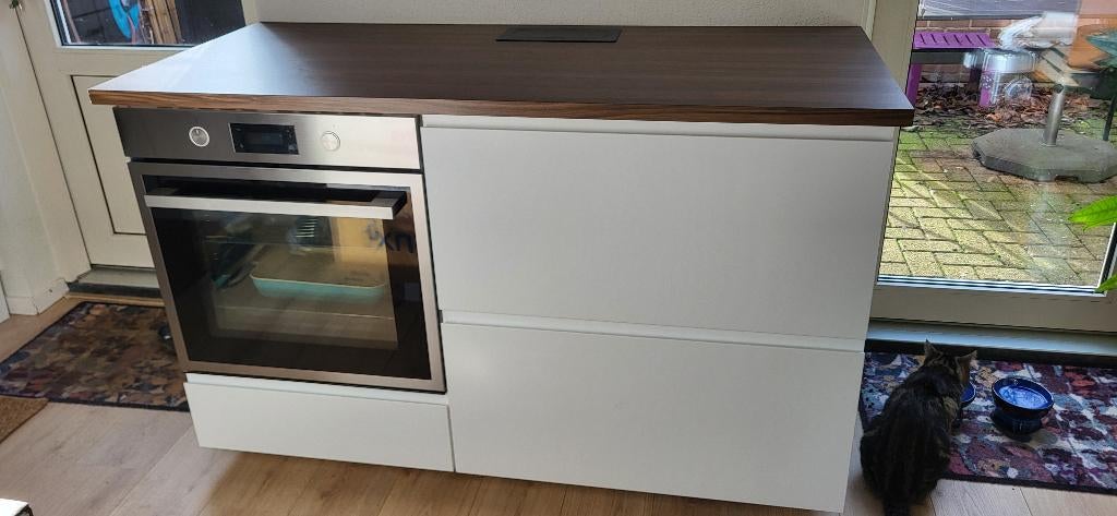 Keukenblok met oven, Ophalen, 100 tot 150 cm, Zo goed als nieuw, Minder dan 100 cm