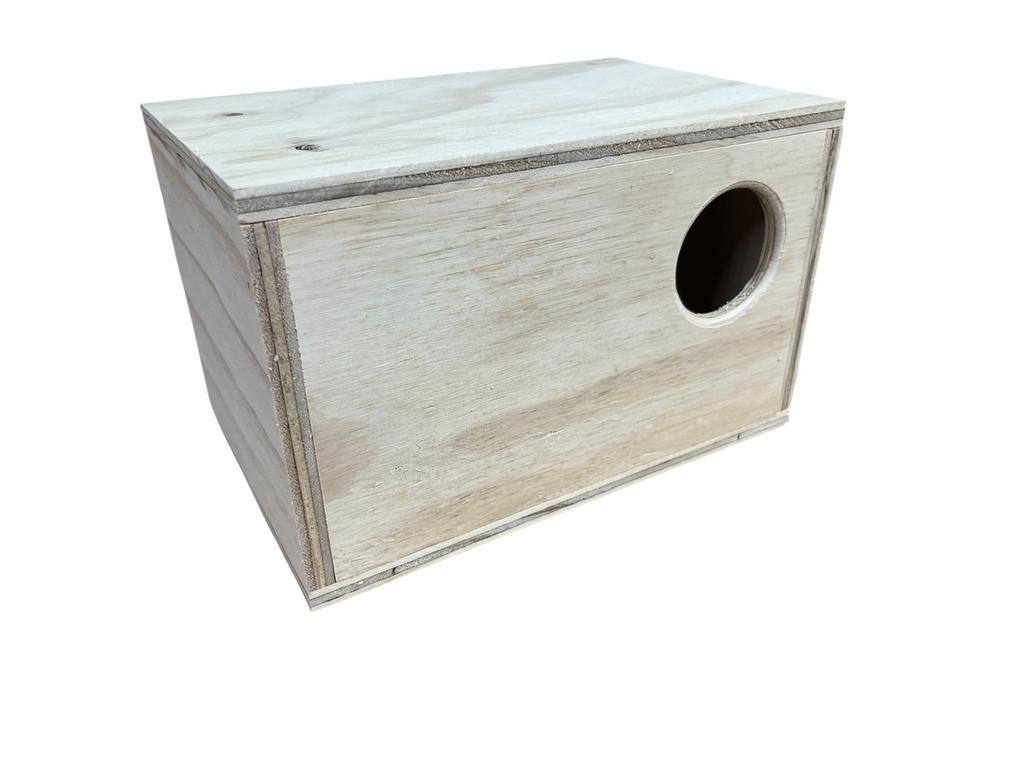 Budgetline agapornis & grasparkiet broedblokken, nestkasten, 4221LV, Kooi-accessoires, Info@vandoorntimmerwerken.com, Nieuw