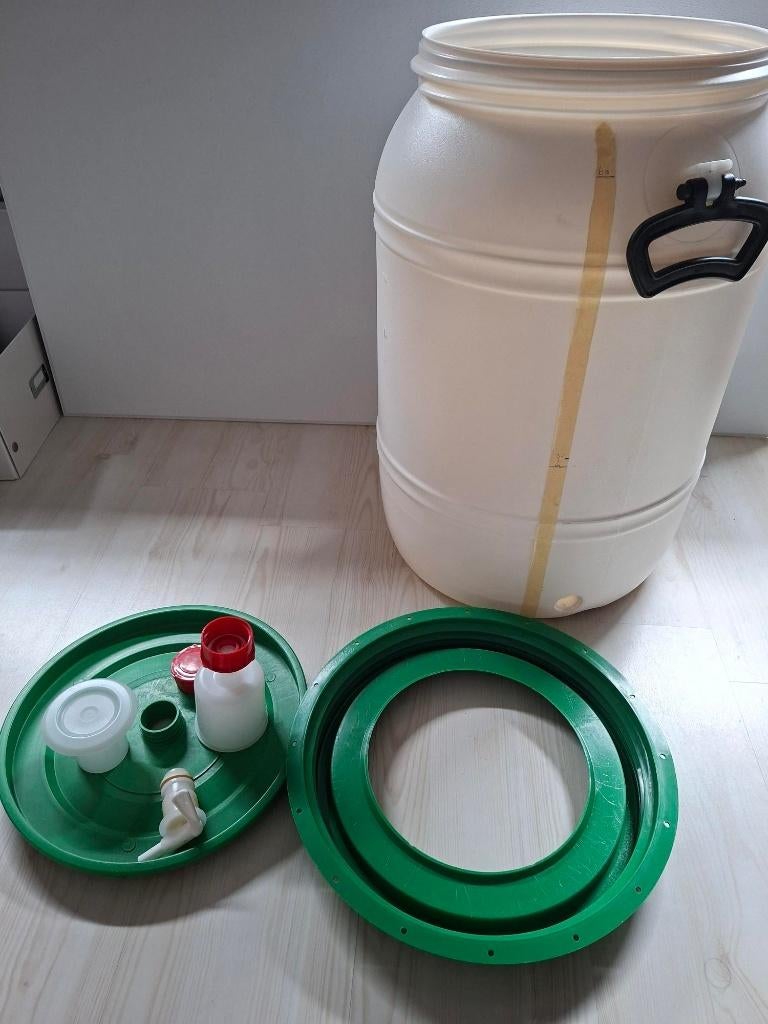 Gistingsvat plastic 60 liter, Ophalen