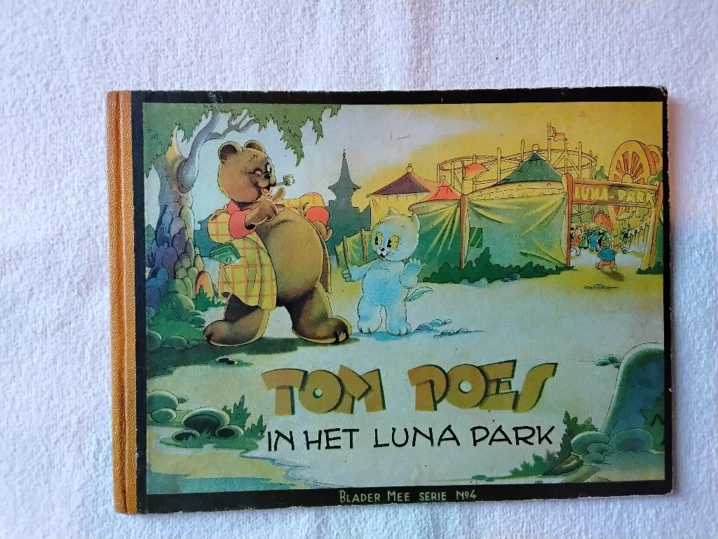 Marten Toonder Tom Poes   in het Lunapark, Eén stripboek, Ophalen of Verzenden, Gelezen