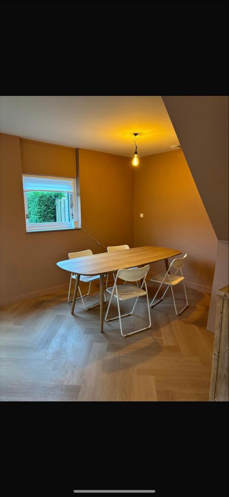 KARWEI Bjorn Eettafel - Deens Design - 200x90cm, Huis en Inrichting, Tafels | Eettafels, Ophalen, Gebruikt, Eikenhout, 200 cm of meer