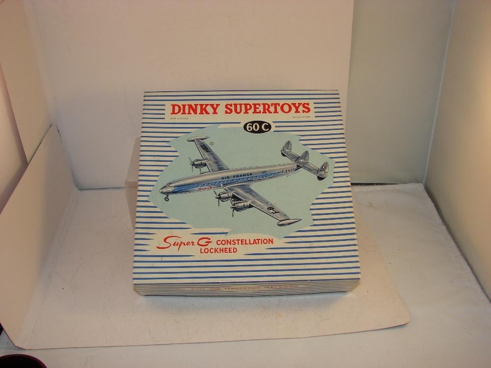 Franse dinky toy 60C SuperG Constallation lockheed vliegtuig, Ophalen of Verzenden, Zo goed als nieuw, Overige typen, Dinky Toys