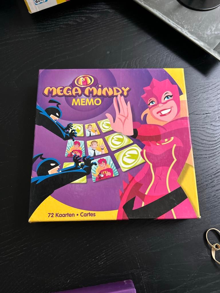 Mega Mindy Memo spel, Een of twee spelers, Ophalen of Verzenden, Zo goed als nieuw, Reisspel