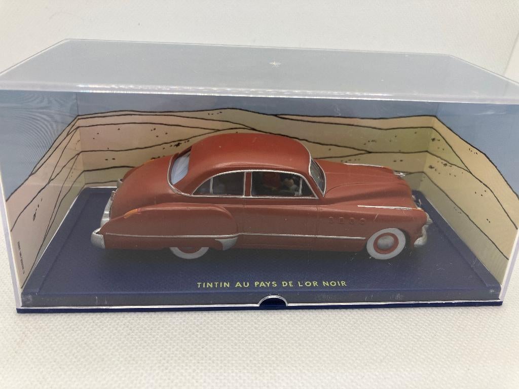 96967: Kuifje en het zwarte goud - De Buick van Smith (10), Hobby en Vrije tijd, Modelauto's | 1:43, Auto, Ophalen of Verzenden