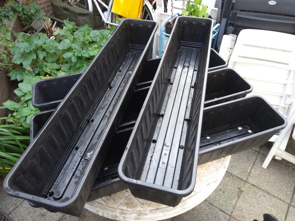 Plantenbakken, Tuin en Terras, Ophalen, Kunststof, Gebruikt, Minder dan 30 cm