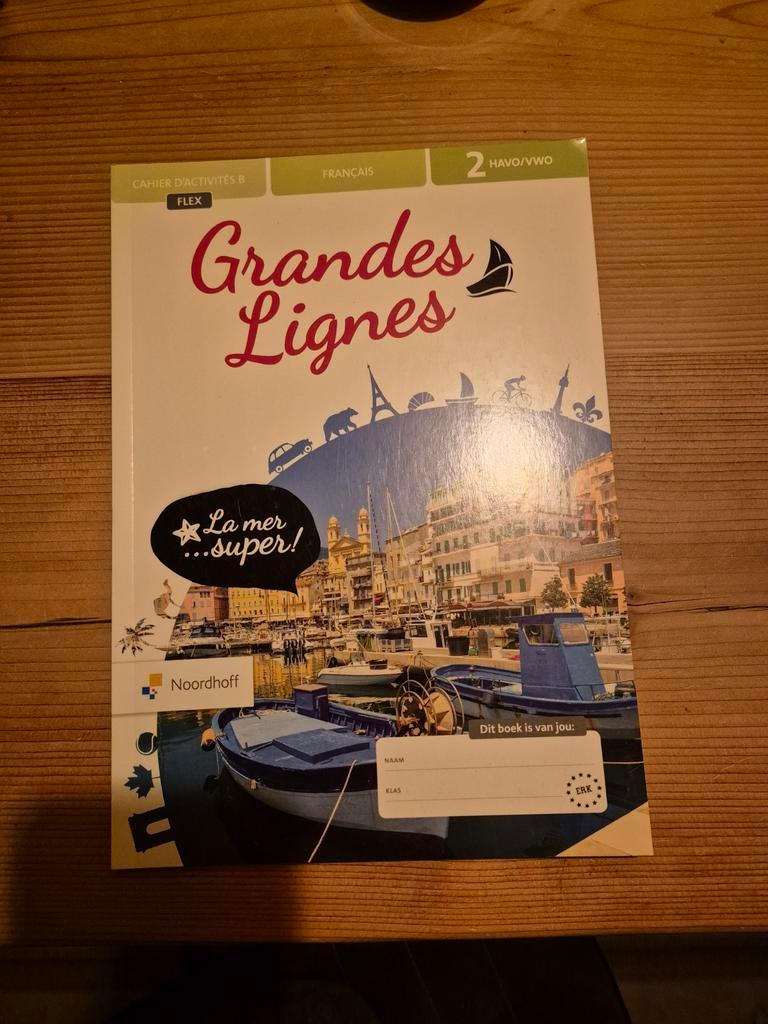 Grandes Lignes 2 havo-vwo Boek B - Frans, Onbekend, Frans, HAVO, Ophalen of Verzenden