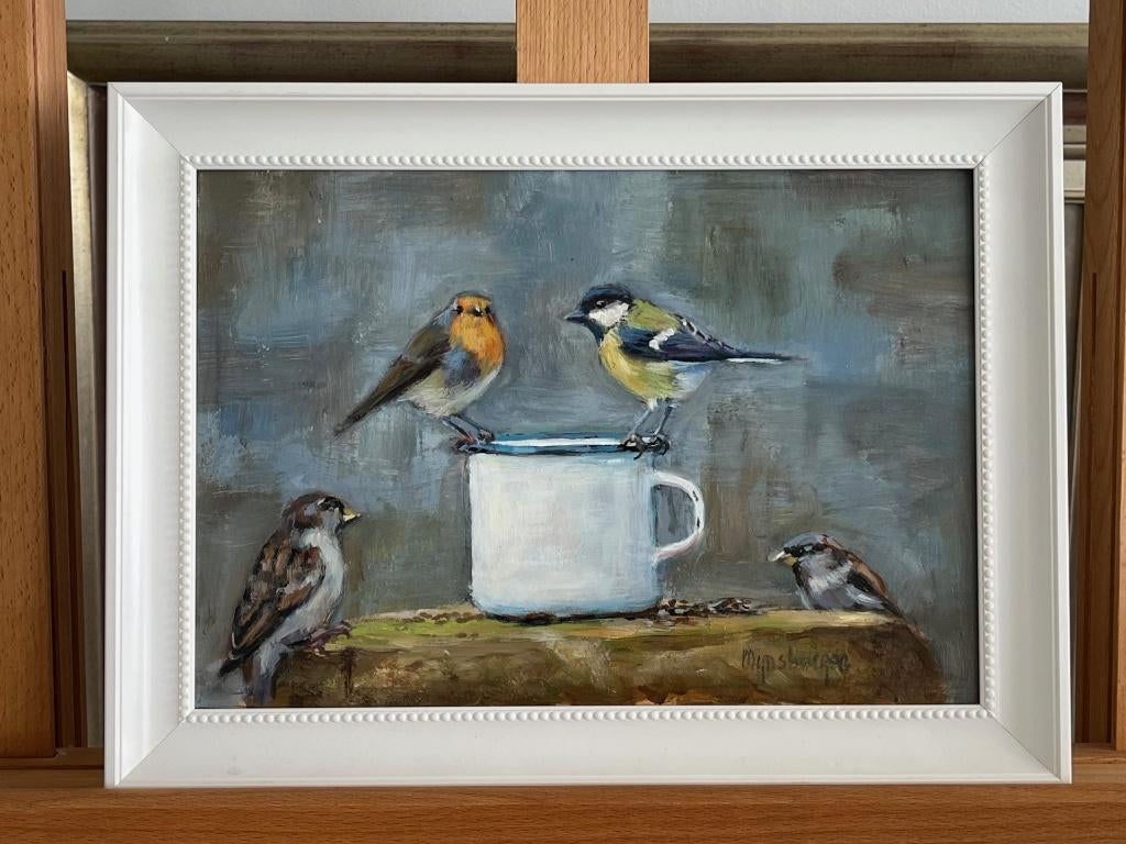 Hans Mijnsbergen, vogels pikken een graantje mee, Ophalen