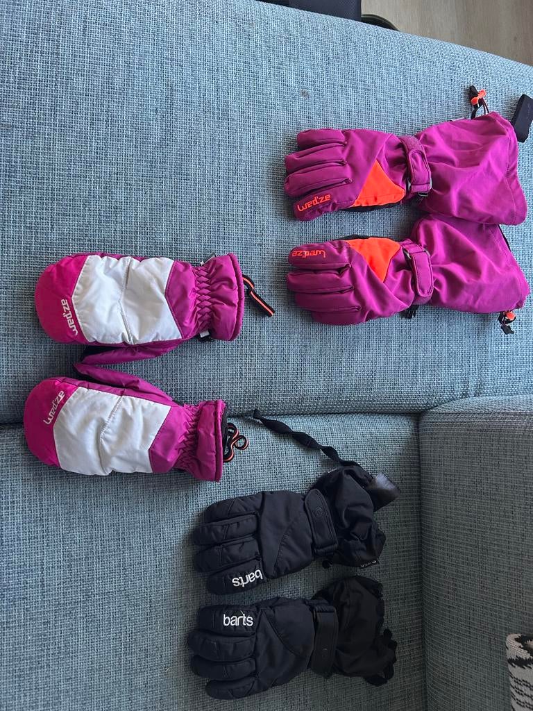 Kinder ski handschoenen Wedze, Barts - diverse maten, Ophalen of Verzenden, Zo goed als nieuw, Overige typen